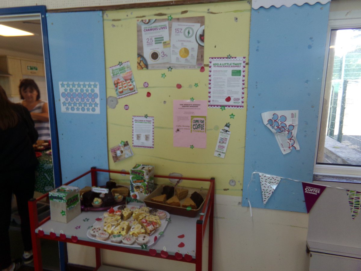 CaradonAPA's tweet photo. Students arranged for their cakes to be sold at local cafe #FatFrog and @cooperativefood to raise as much money as possible! Cakes and sweet treats were made by students, their parents and staff! #caradon #WaveMAT #charityevent #PRUlife #nurture #lifeskills #homecooking https://t.co/BXnD4v7MVP