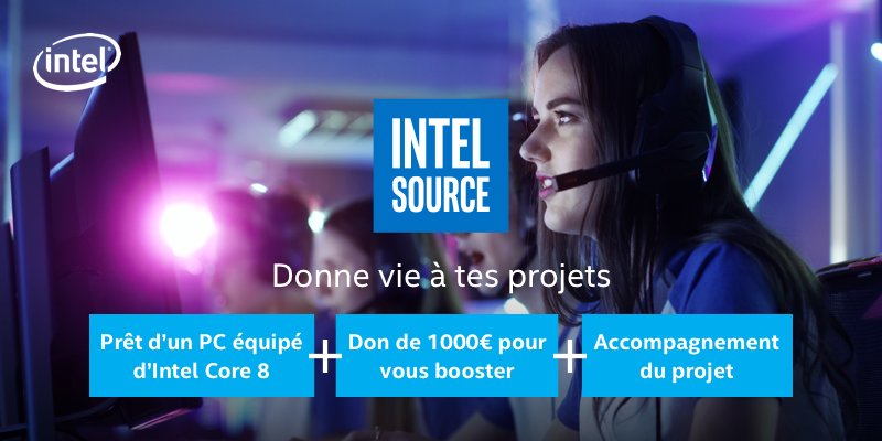 C'est parti pour notre nouveau partenariat avec <a href="/IntelFrance/">Intel France</a> : Gamers, à vous de jouer, on attend vos plus beaux projets. 5 seront sélectionnés pour remporter 1000€ et l'aide d'Intel... Mais ce n'est pas tout, on vous laisse découvrir 👉🎮
buff.ly/2DL5QCy