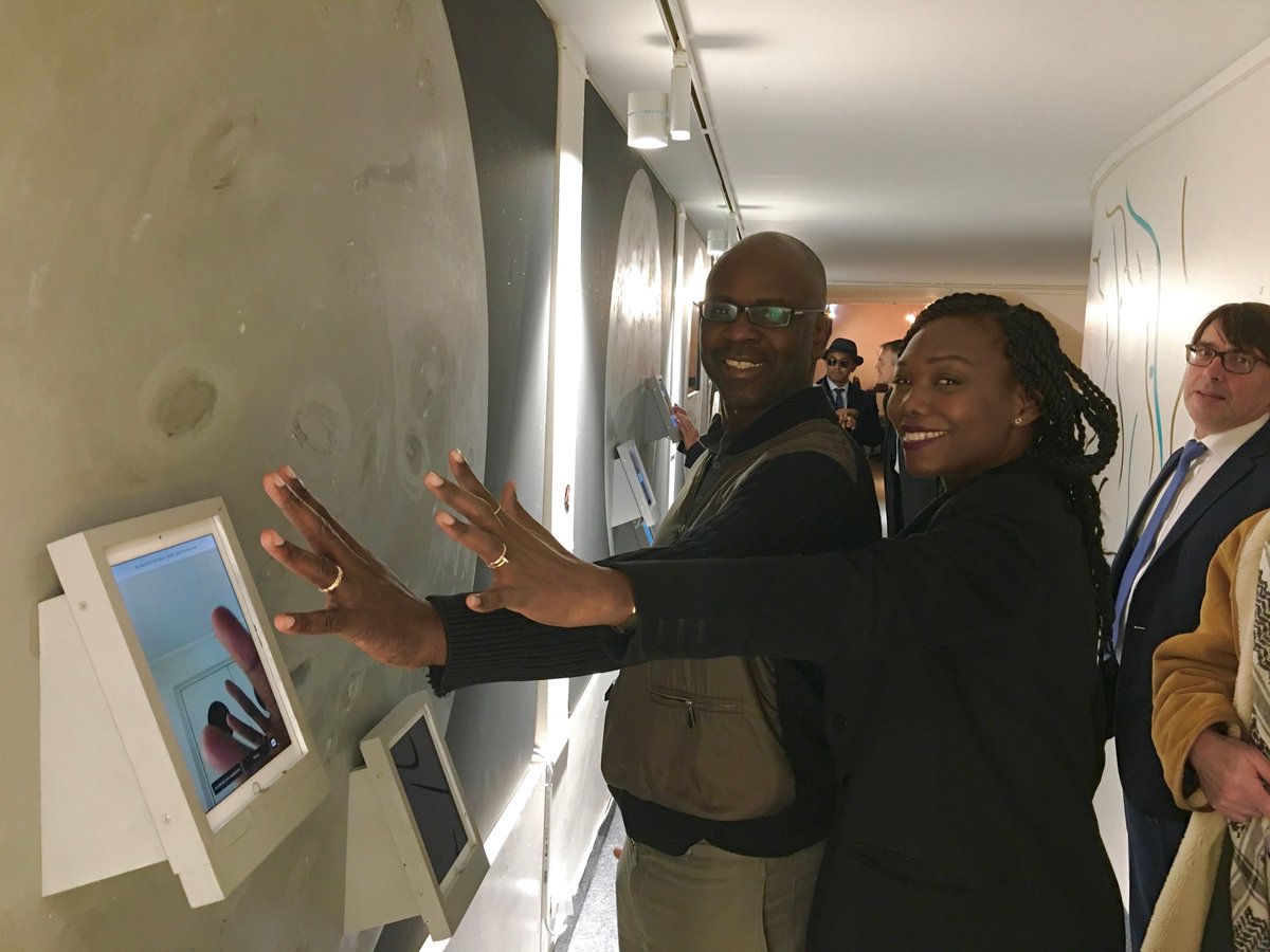AniloreBanon's tweet photo. With @lilianthuram and his wife! All together with VITAE 💥💥💥
#VITAE #VITAEdiary #VITAEproject #ToTheMoon #moon #moonbox #Science #artwork #anilorebanon #artist #sculpture #paris #art #engineer #space #planet #earth https://t.co/N4efN24wQi
