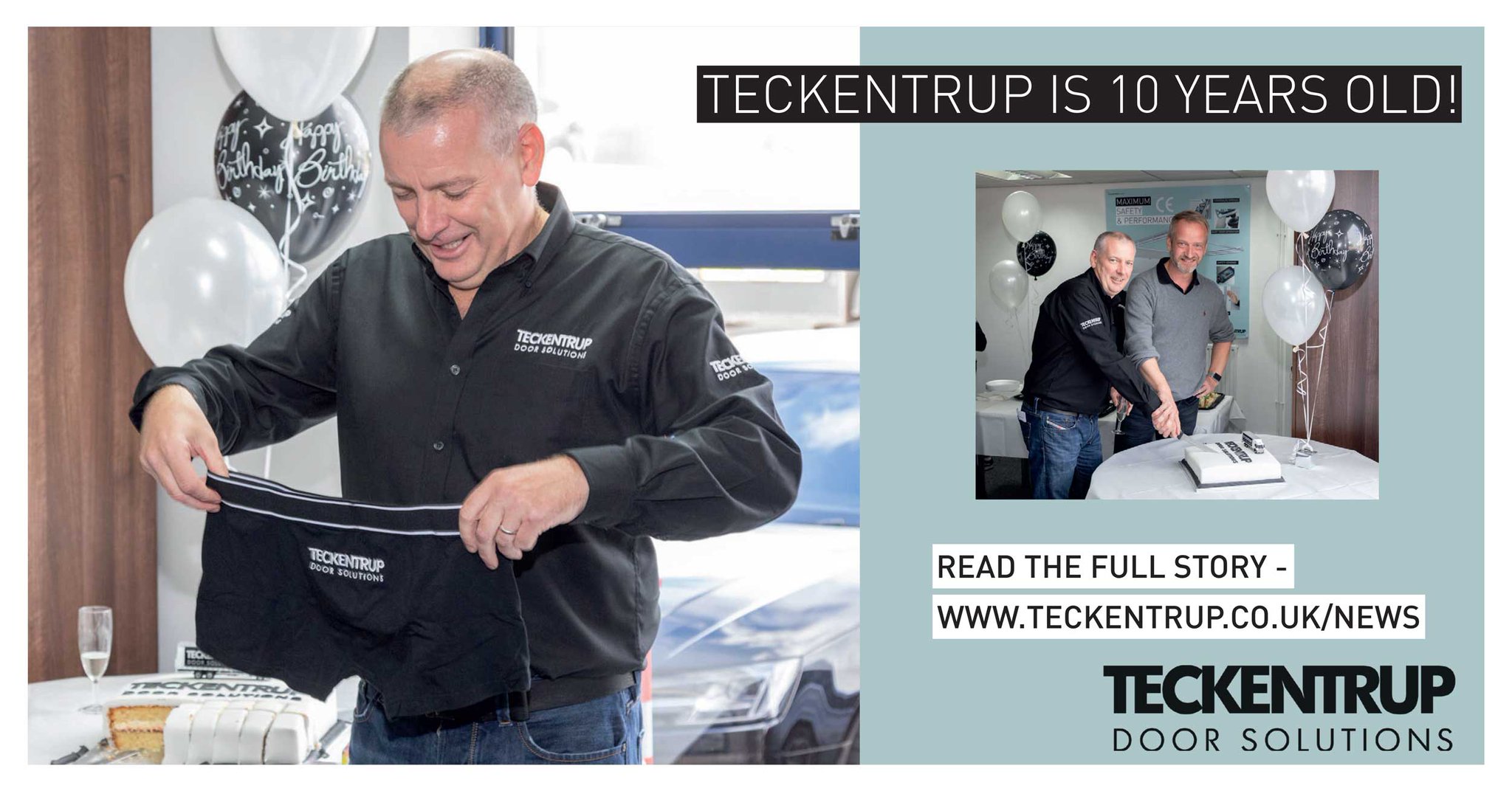 Teckentrup Uk Ltd Teckentrup In The Uk Is 10 Years Old See Jim Rodgers Receive New Teckentrup Attire And Pictures Of The Team Celebrating With Kai Teckentrup Read The Full