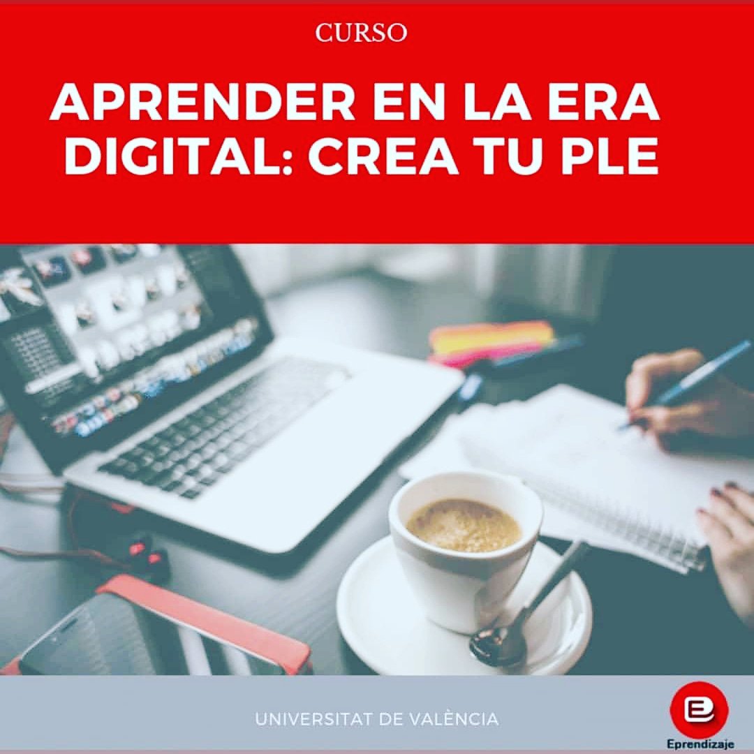 eprendizaje's tweet image. Mañana en la #Universitat de València imparto un curso dirigido a #pdi y #pas para ayudarles a crear su propio #ple y fomentar el #aprendizajepermanente #learning