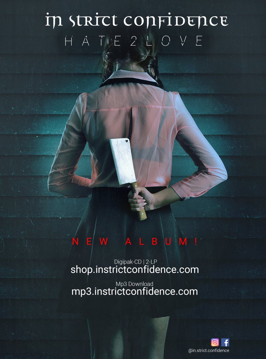 #hate2love new #album #digipak #artwork #vinyl #gatefold #tour
 🎶💿 
►CD (12 Tracks) goo.gl/D6hEL8 
►2-LP (20 Tracks) goo.gl/D6hEL8 
►MP3 (12 Tracks) goo.gl/LQoovc 
 
#darkstormfestival #heilemania #meraluna #parterreone #salabikini