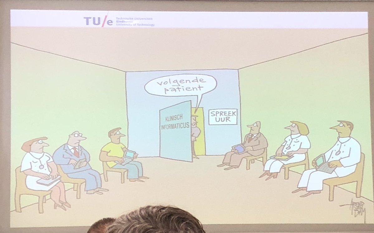 esthervsl's tweet photo. De kop is eraf! Vanochtend ben ik als begeleider van de nieuwe QMI bij de startbijeenkomst van de opleiding tot klinisch informaticus #smpee #tue #qmi #asz https://t.co/ylsDpVuuEv