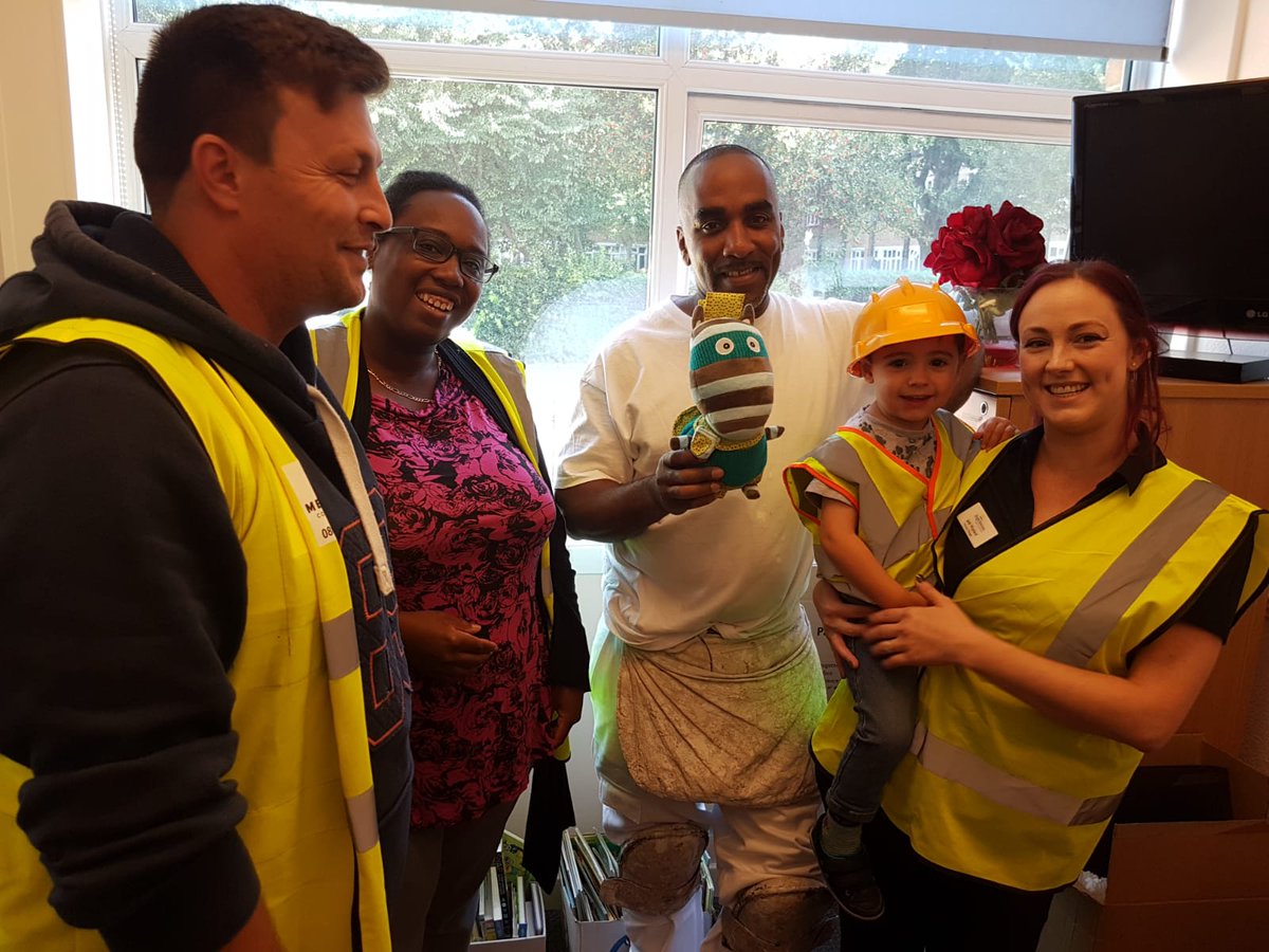 Candy Floss and the team at #Battersea nursery have been discussing health & safety with the children as they are super excited about their current refurbishment programme. #Batterseajobs