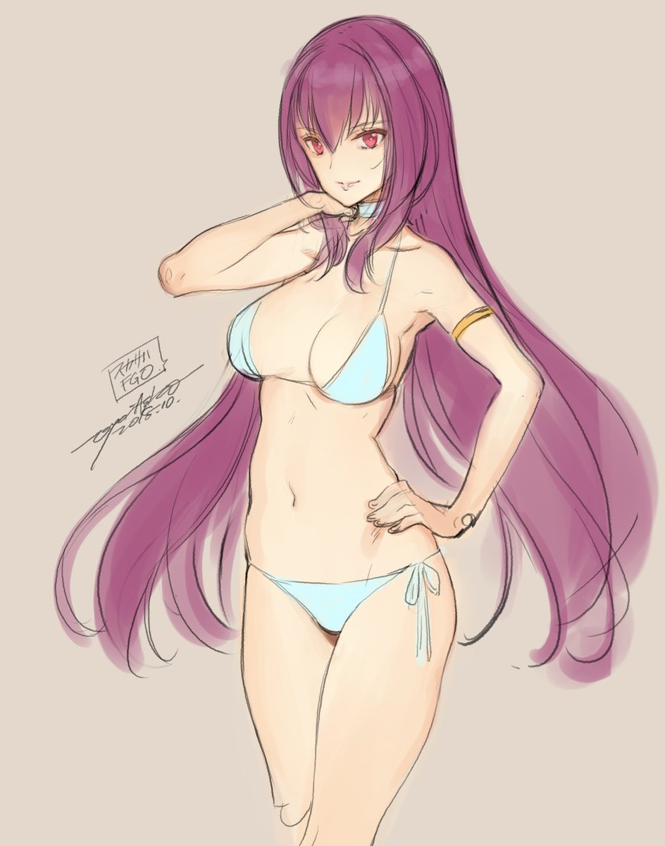 描けま負けぶん スカサハ 大槍葦人のイラスト