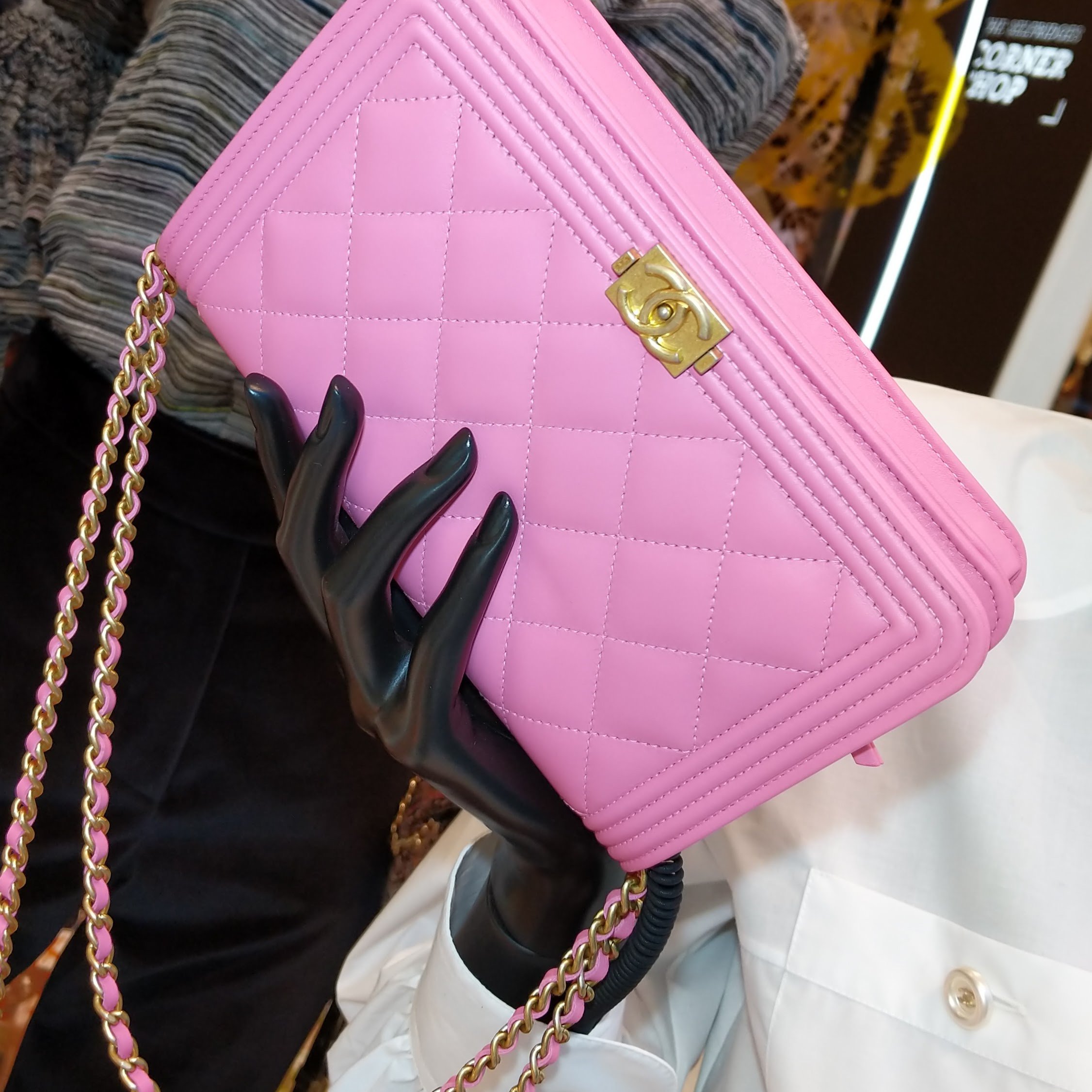 Chanel boy bag selfridges hot sale