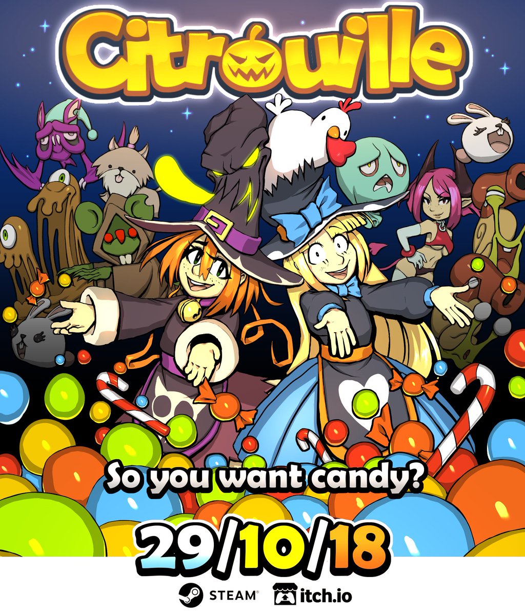 LumenSection's tweet photo. Just before Halloween! You're not surprised are you?
Our publisher is preparing the release on other platforms as well, but the date might be different for each of them. #madewithunity #Livestream #Twitch #indiegame #gamedev #videogame #painting #screenshot #tigsource #game https://t.co/XKTVARqh2E