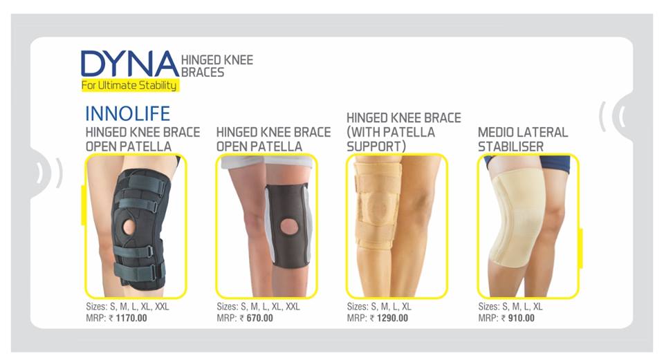 Dyna Hinged Knee Brace Open Patella - Dynamic Techno Medicals