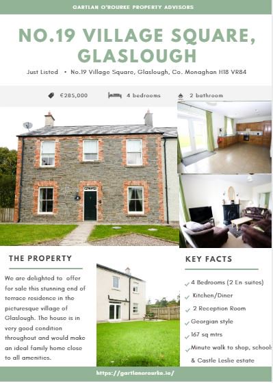 Gartlanorourke's tweet photo. 💫New to the Market 💫- No.19 Village Square, Glaslough
#4bed in very good condition throughout, call us now on 042 9663688 or on 087 6753589 as viewing is by appointment only #gartlanorourke #forsale #endofterrace  #glaslough #monaghan #modern #quietdevelopment #CastleLeslie https://t.co/EeJ236bZMP