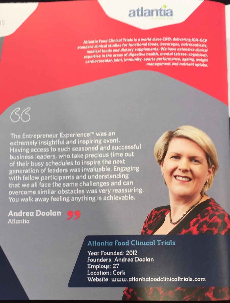 AxisBic's tweet photo. “Having access to such seasoned and successful business leaders, who take precious time out of their busy schedules to inspire the next generation of leaders was invaluable” says @AndreaMDoolan of @AtlantiaFT on The Entrepreneur Experience #CorkBIC30 https://t.co/IfmLGCYZil