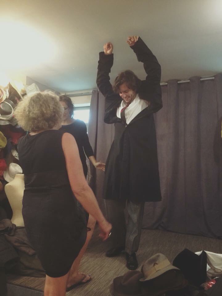 Costumotek's tweet photo. J-5 prépa des costumes en vu de la soirée Speakeasy au domaine d’O, une belle complicité qui s’affirme! https://t.co/sO0E8KeWyv
