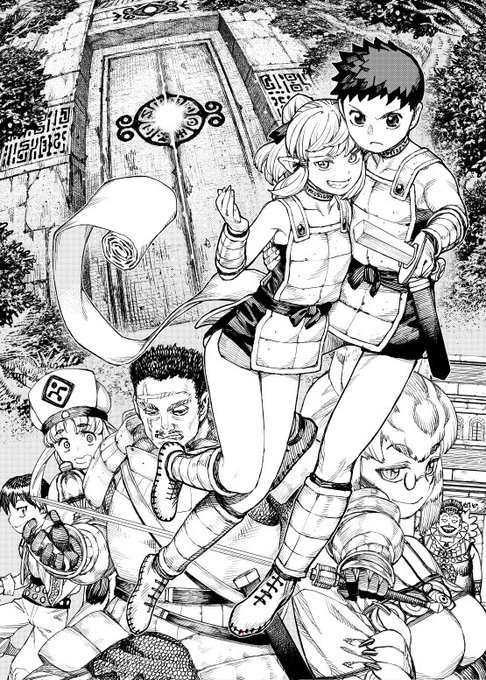 つぐもも 今日の進捗 116扉絵完成 扉絵はのちのち単行本表紙に流用するつもりで描いてみたり 