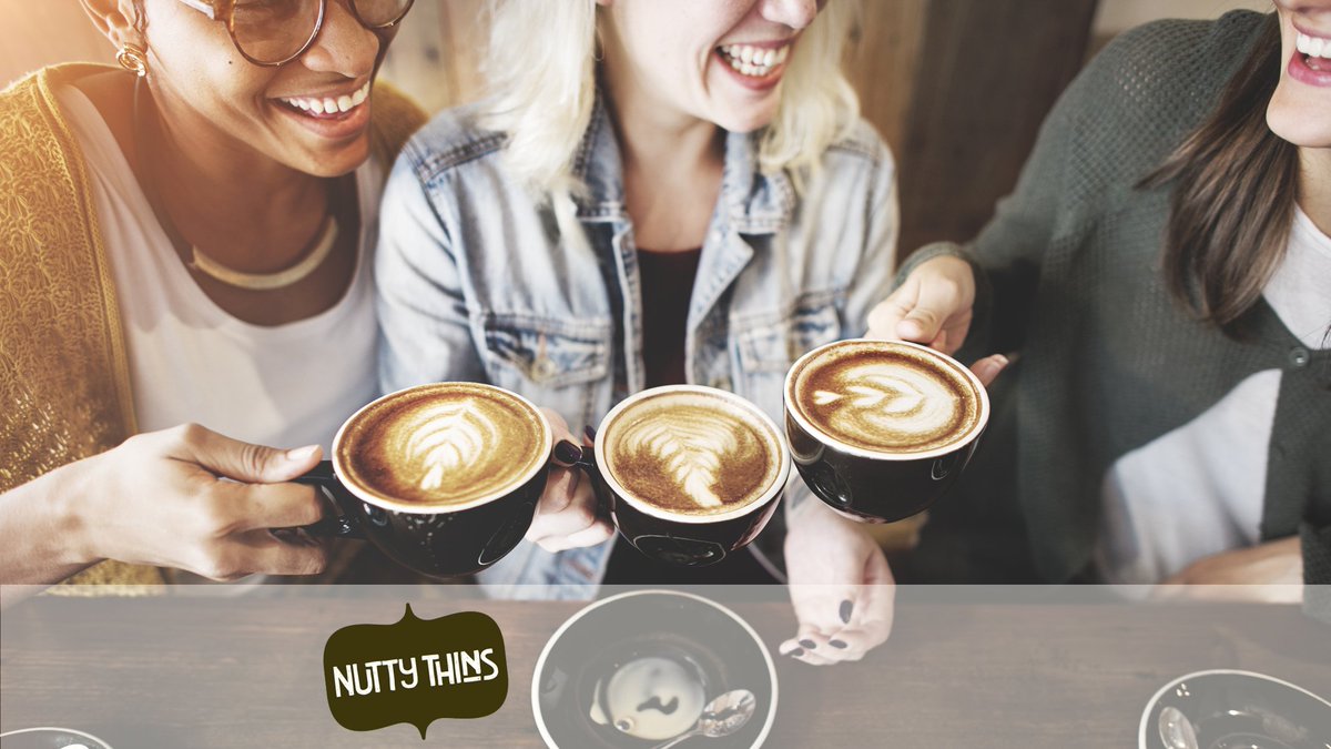 nuttythins's tweet photo. A cup of ☕️ gets us through every nutty day! 😉 
What is your favourite #coffee moment?  
#nuttymonday #internationalcoffeeday #coffee #nuttythins #nuttyadventures https://t.co/k0xQ6M16GM