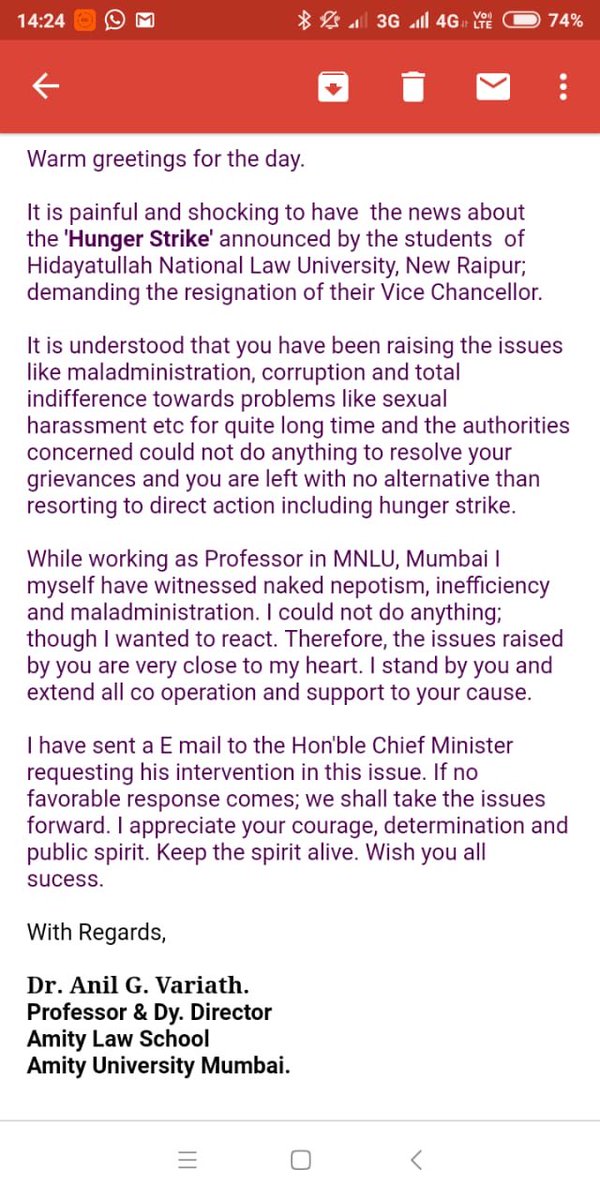 HNLUSBA's tweet photo. #HNLUkiAzaadi #HNLUHungerStrike #HNLUProtest #NotMyVC #SPSout https://t.co/O2X21uAWvV