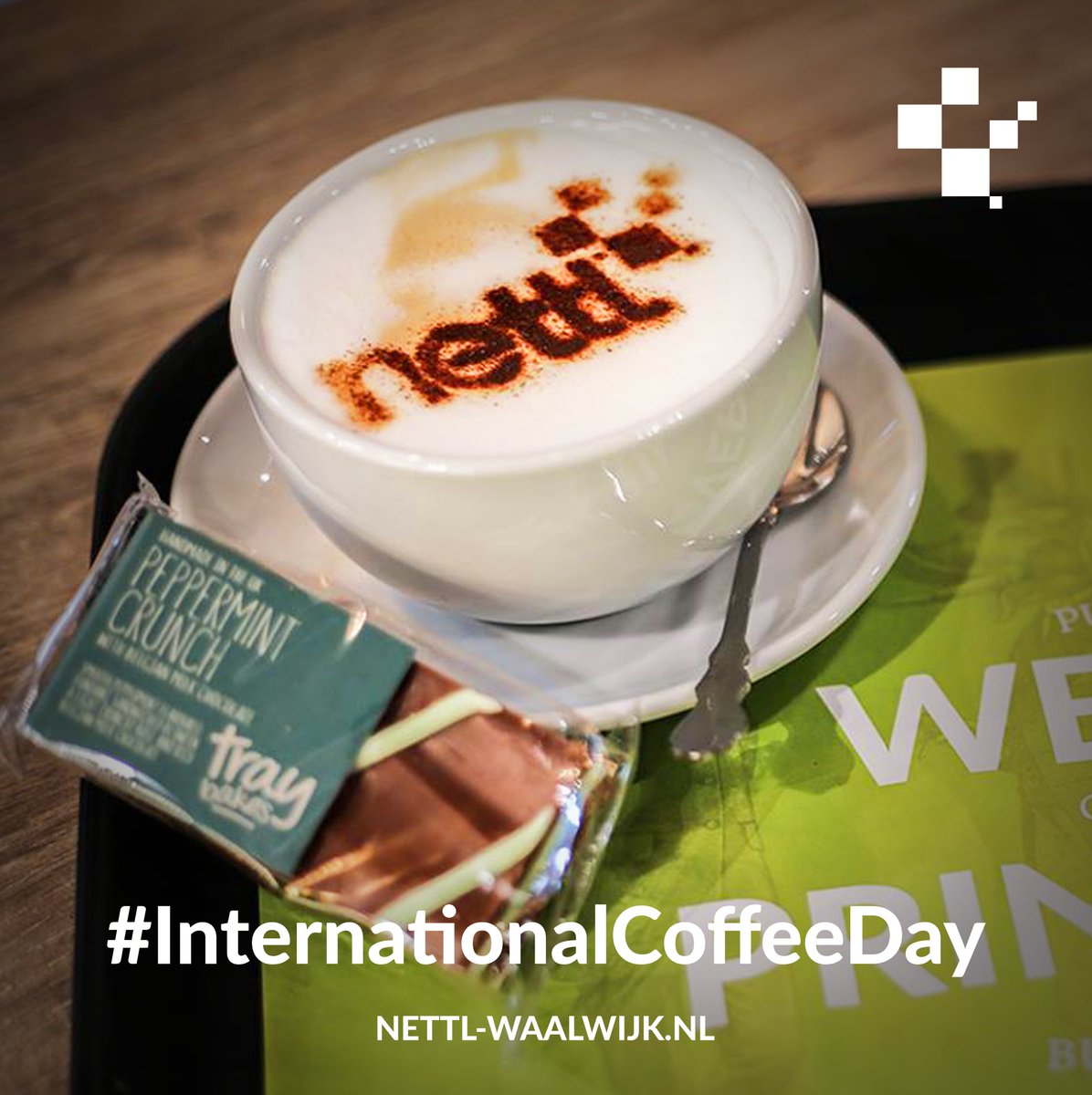 ☕Internationale dag van de koffie! ☕
 Kom langs voor een heerlijk kopje koffie en vertel ons over jouw bedrijf!
 #internationaledagvandekoffie #internationalcofeeday #coffeelover #wereldkoffiedag #coffee #coffeeallday #WEBSITES #DESIGN #PRINT #SEO #Nettl #waalwijk #wolluk