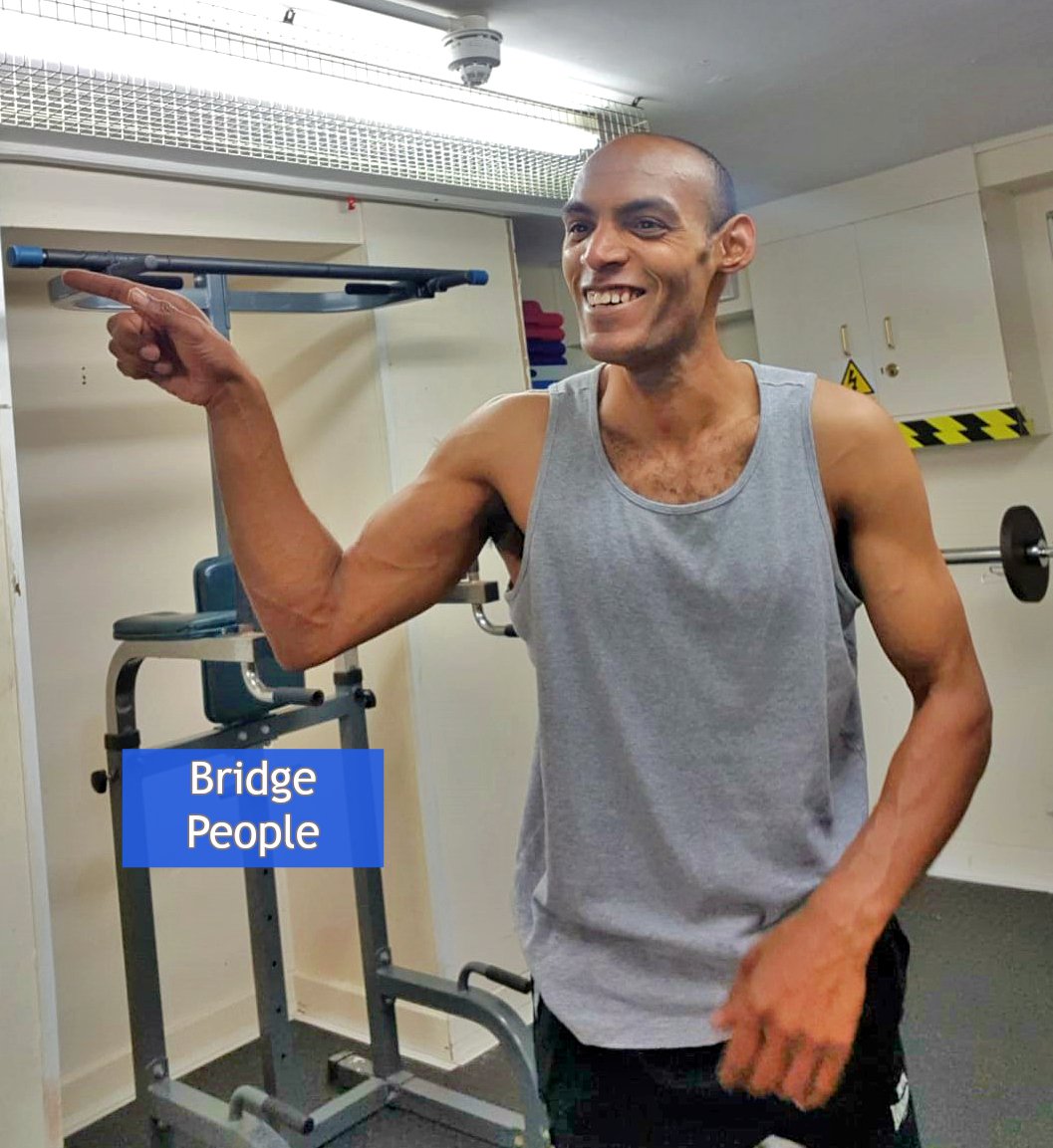 Bridge_Proj's tweet photo. Meet Marcus, @Bridge_Proj mini bus driver, supporter and what being a member of the #BridgeRecoveryGym means to him: The gym gives me a sense of purpose and direction and provides me with a healthy regime to adhere to, to maintain a healthy mind and body
#BridgePeople
#Bradford https://t.co/mPTBBN2T2z