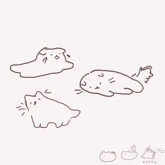 びっくりしちゃってこんなのしか描けない...描きます? 