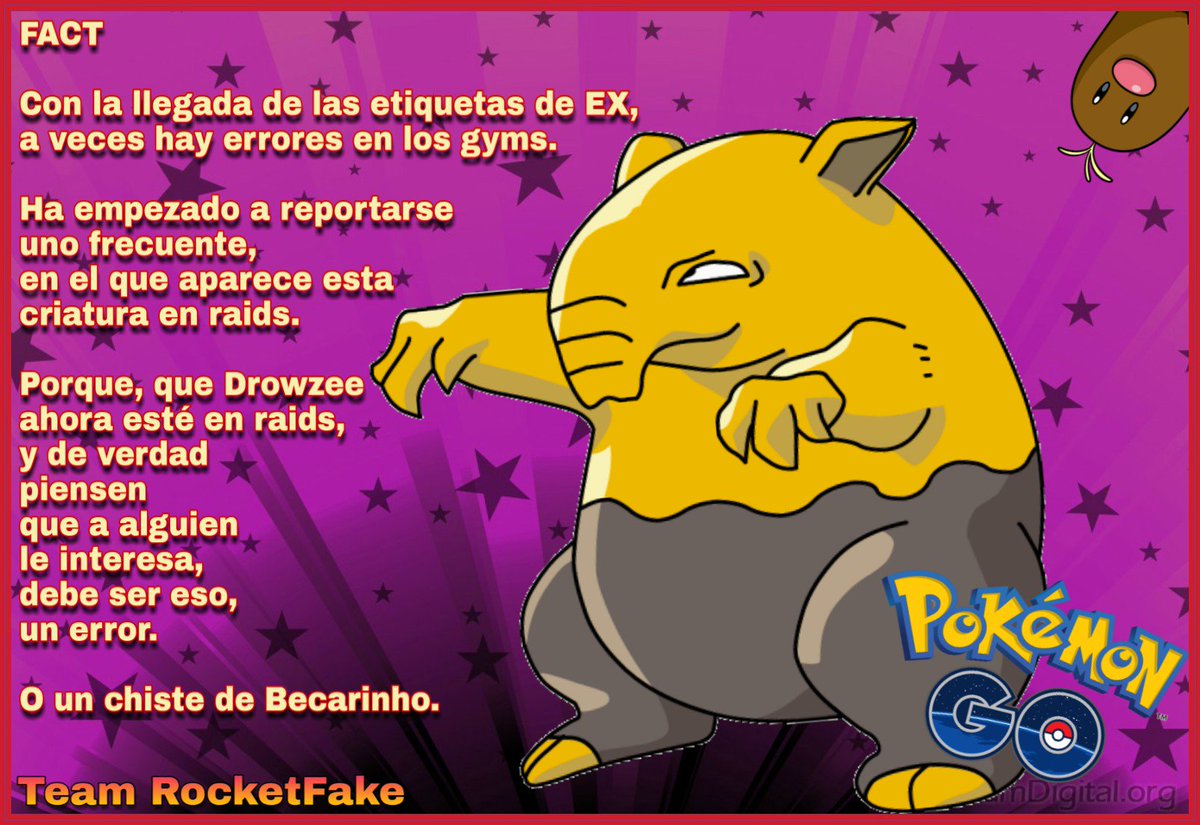 The_EVIL_Lyn's tweet image. #PokemonGO #Drowzee #PaQué
#Error404 #Pokemon