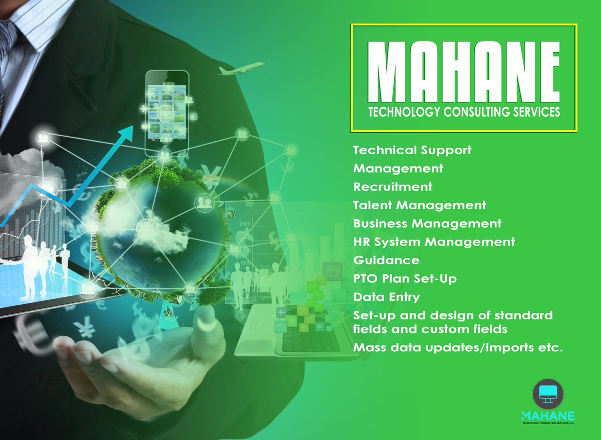 mahanetech's tweet photo. As technology rapidly evolves, it’s more important than ever to have an innovation advisor on your side. #MAHANE_TECHNOLOGY advisory services will help transform your business through management and implementation strategies.We also have a combination of Human Resource Management https://t.co/M1paDiAQMY