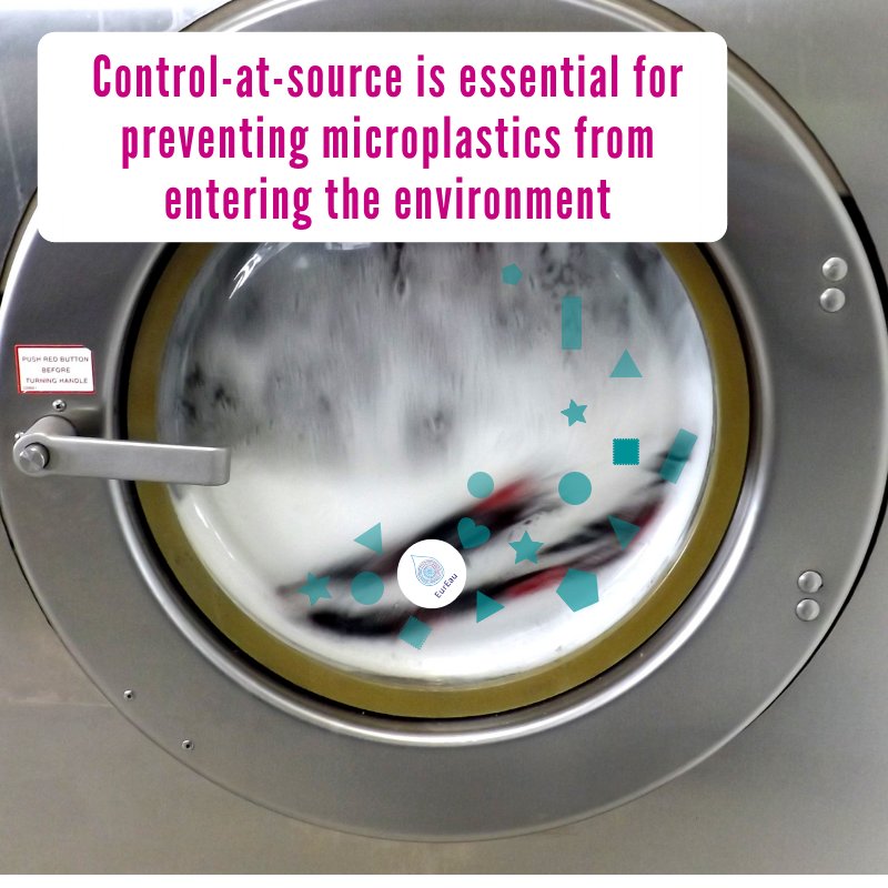 EurEau's tweet photo. Control-at-source is vital if we are to prevent #microplastics from entering the #water cycle in the first place. 
The EU needs to enforce existing legislation to protect consumers and the environment. https://t.co/jhIzKEyq6I