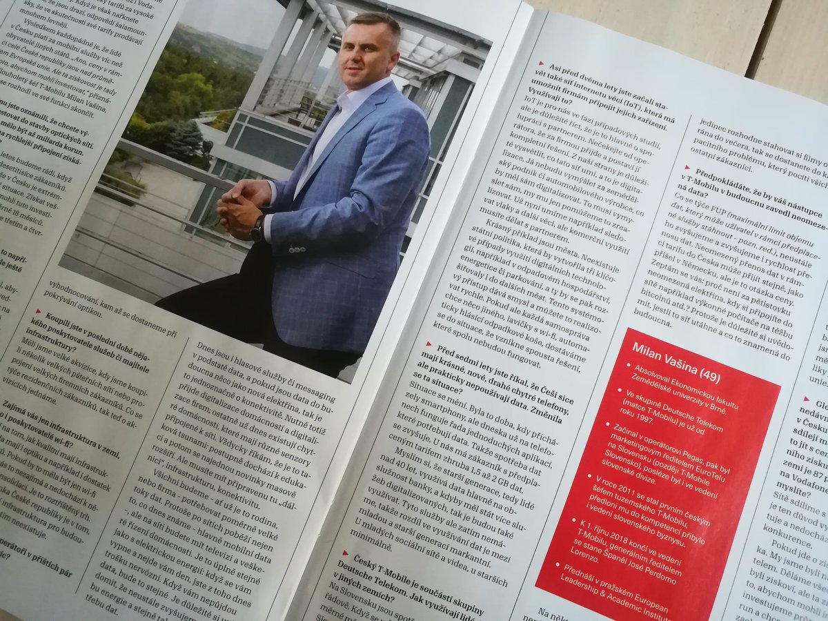 ELAI (@elai_cz) on Twitter photo Digitální tsunami ohlásil minulý týden v <a href="/tydenikeuro/">Týdeník Euro</a> Milan Vašina, odstupující CEO T-Mobile a náš nový lektor. Ohlasy na jeho první ELAI workshop byly skvělé, o čemž se můžete přesvědčit sami goo.gl/Qk8oBg Digitální tsunami ohlásil minulý týden v <a href="/tydenikeuro/">Týdeník Euro</a> Milan Vašina, odstupující CEO T-Mobile a náš nový lektor. Ohlasy na jeho první ELAI workshop byly skvělé, o čemž se můžete přesvědčit sami goo.gl/Qk8oBg