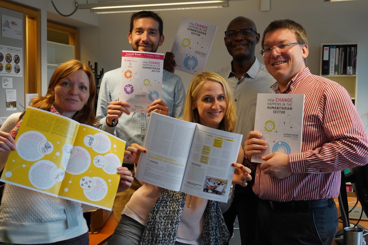 CHS_Alliance's tweet photo. Are you curious to find out how #change happens in the #humanitarian sector? Only a few hours to go till the official launch of the 2018 edition of the Humanitarian Accountability Report! Join us @ICRC or online: https://t.co/dIU33Ggmt7 #HAR2018 https://t.co/imiTAm7PoS
