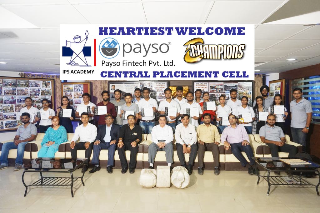 paysofintech's tweet photo. Glimpses of Finternship Indore closing ceremony in the presence of our Chief Guest, Dr. Rajiv Shukla who is the Director of Career Management Group (CMG), IPS Academy Indore, Mr. Vikramaditya Goyal, Deputy Director, CMG IPS Academy &amp; Mr. Ankit Bhatnagar, Cofounder – Payso Fintech https://t.co/3JAgaLIqT0