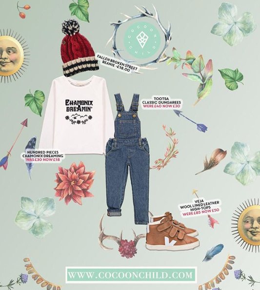 CocoonChild_'s tweet photo. October is here &amp; so here is this week's #ootd to get your little ones all set for autumn adventures. Hat from @fallenbrokenst , Chamonix Dreaming top from the awesome #hundredpieces, the must have dungarees from  @tootsamacginty &amp; high tops from @vejakids #coolkids #kidsstyle https://t.co/cJDGluBC1a