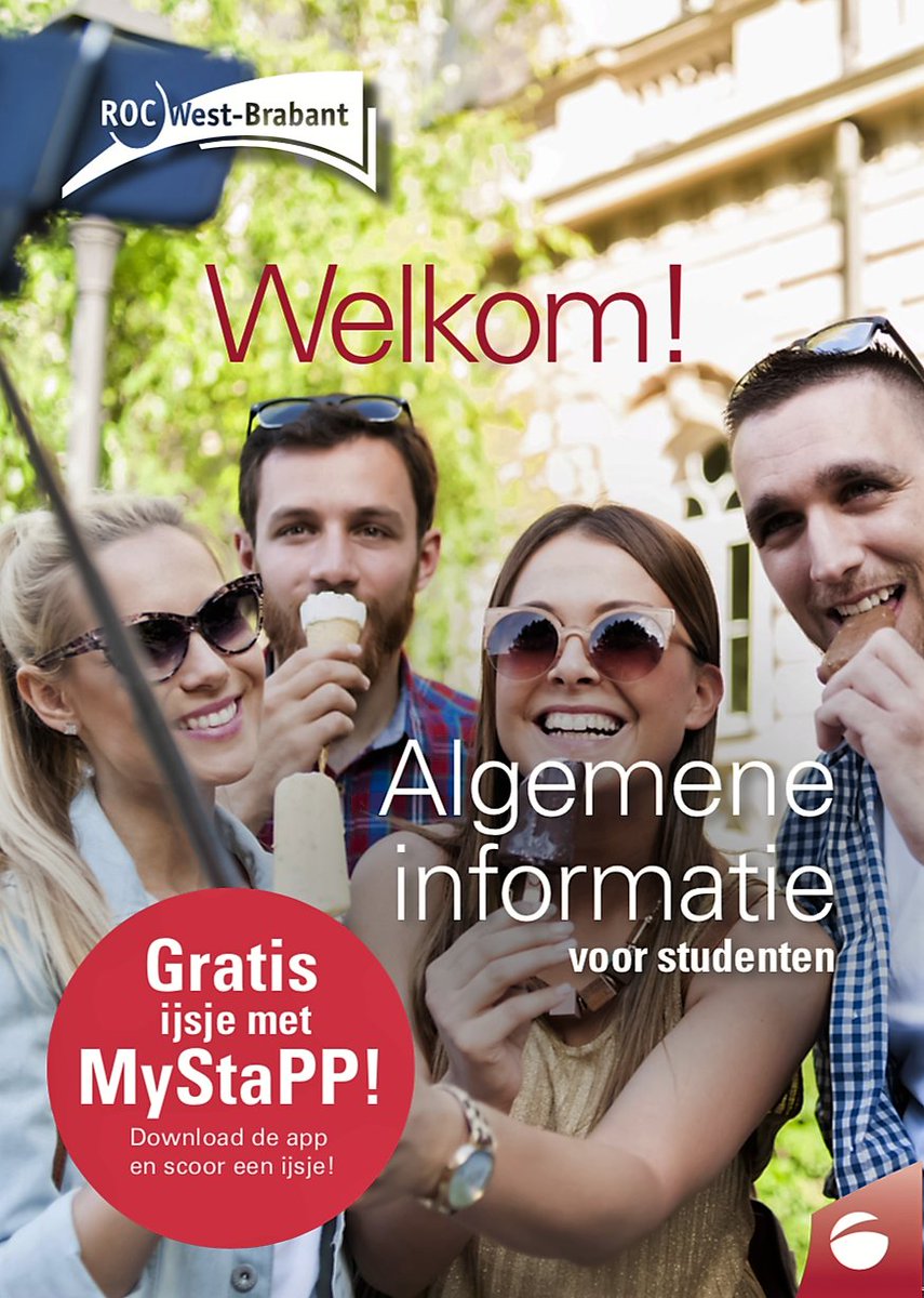 (N)ice @Radius College. #warmwelkom #fun@school Heb jij de studentapp MyStaPP al gedownload en zit je op Radius College? Dan kun je vanaf dinsdag op vertoon v je app een raketijsje afhalen bij de catering. Je foto met het ijsje delen  is fun....