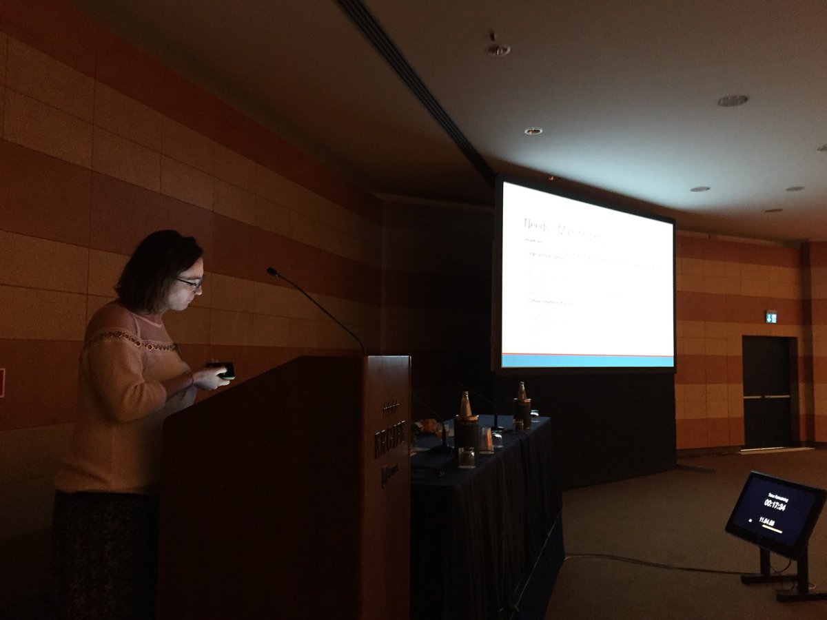 MyHealthEU's tweet photo. Anais le Corvec and Kristin Semancik present on tackling migrant women’s health at #ICMH2018 @EIWH @assertahealth https://t.co/7XftwVSRTQ