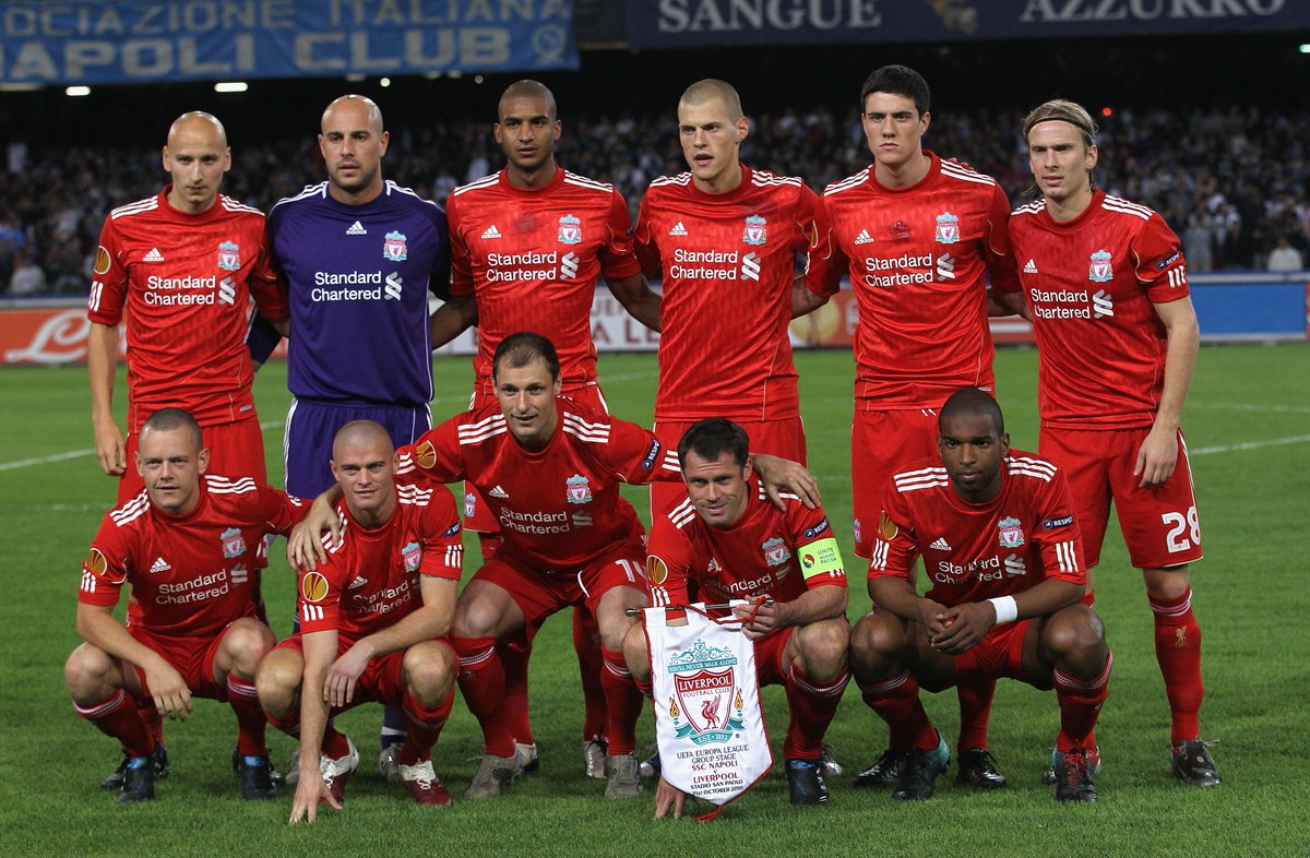 LivEchoLFC's tweet photo. Liverpool's team the last time they played Napoli away 👀😲😨 https://t.co/uCWcJ8h8dH