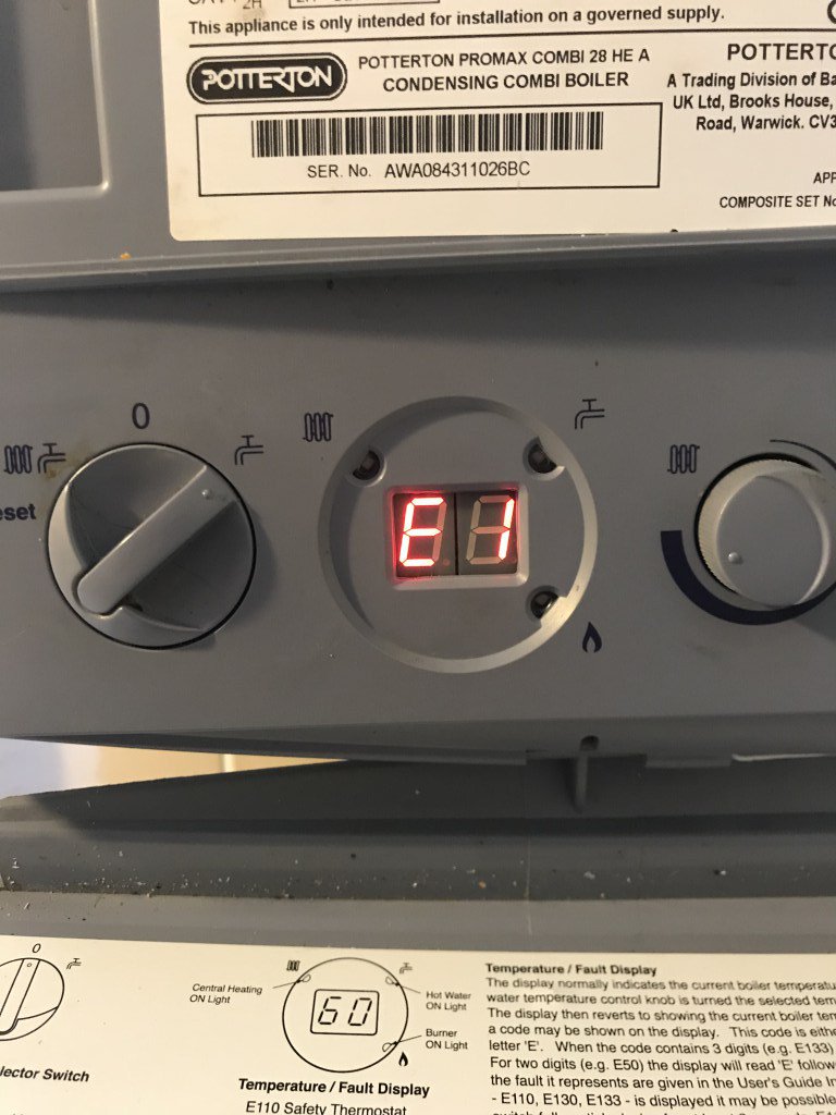 Baxi Hot Water Potterton Promax 28 Combi Erp Potterton Titanium