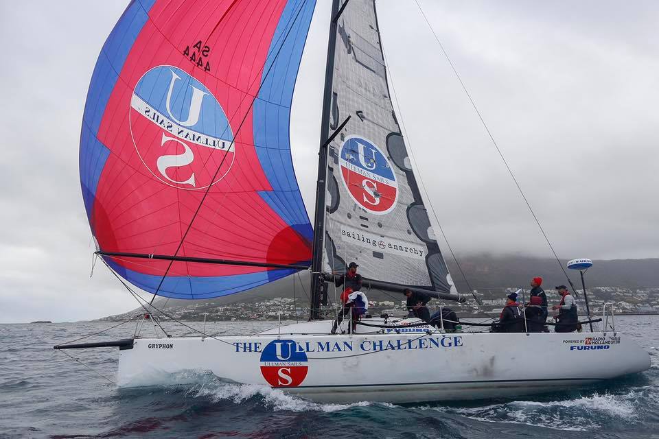 FurunoSA's tweet photo. #MosselBayRace2018 Amazing achievement for RADIO HOLLAND GRYPHON - this image was sent in by Les Bridgland who has been following the race from Mossel Bay. This shows the guys as they were finishing in Mossel Bay with extremely damaged sails.
Well done guys! https://t.co/3lUCFGRTCT
