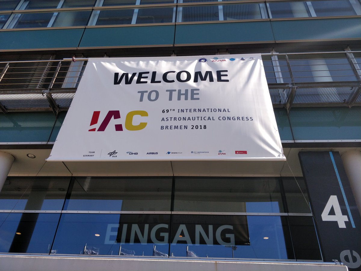 Big part of our team is at #IAC2018. We are excited to meet the space industry again.

#space #conference #iac #science #universe #astronomy #newspace