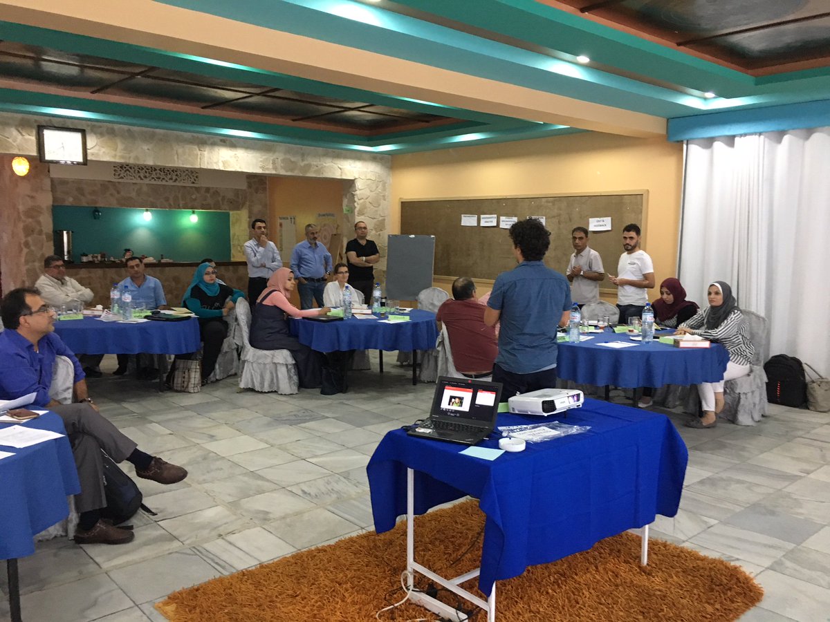 calpnetwork's tweet photo. Some photos from our Core CTP Skills for Programmes Staff training, happening now in #Gaza. Check our training calendar on the website for upcoming training dates. #cashlearning #calptraining https://t.co/6A7rLyDhpM