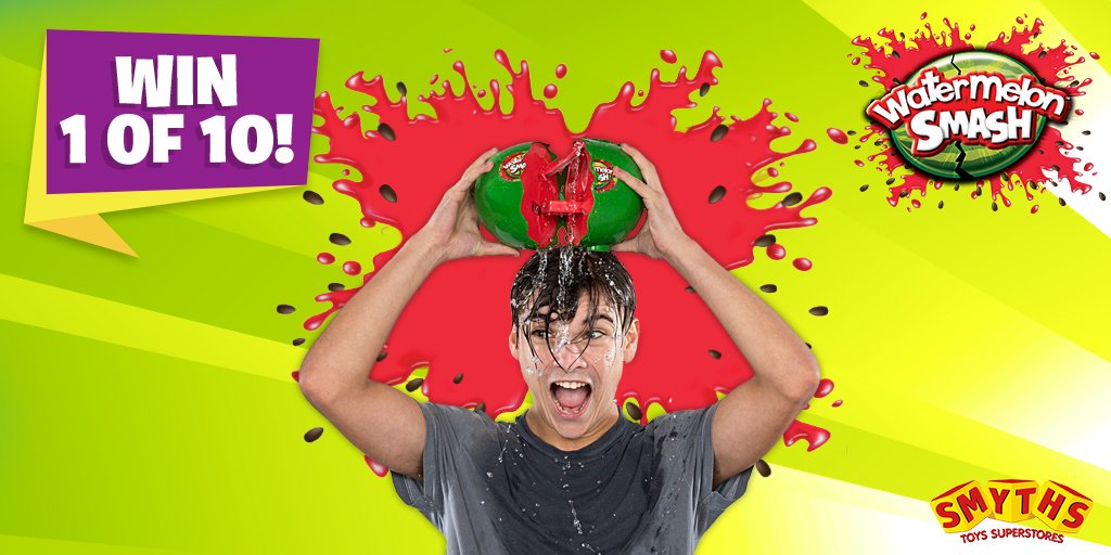 SmythsToysUK's tweet photo. DAY 1⃣ OF OUR OCTOBER BOARD GAME TAKEOVER💥 We're giving away 10 Board Games every day for 31 days😍 First up, we have Watermelon Smash! RT and follow us to enter😁 
Keep an eye out for the rest of the giveaways all month!
Competition ends midnight TONIGHT. Let the games begin😏 https://t.co/pXzc9etMuY