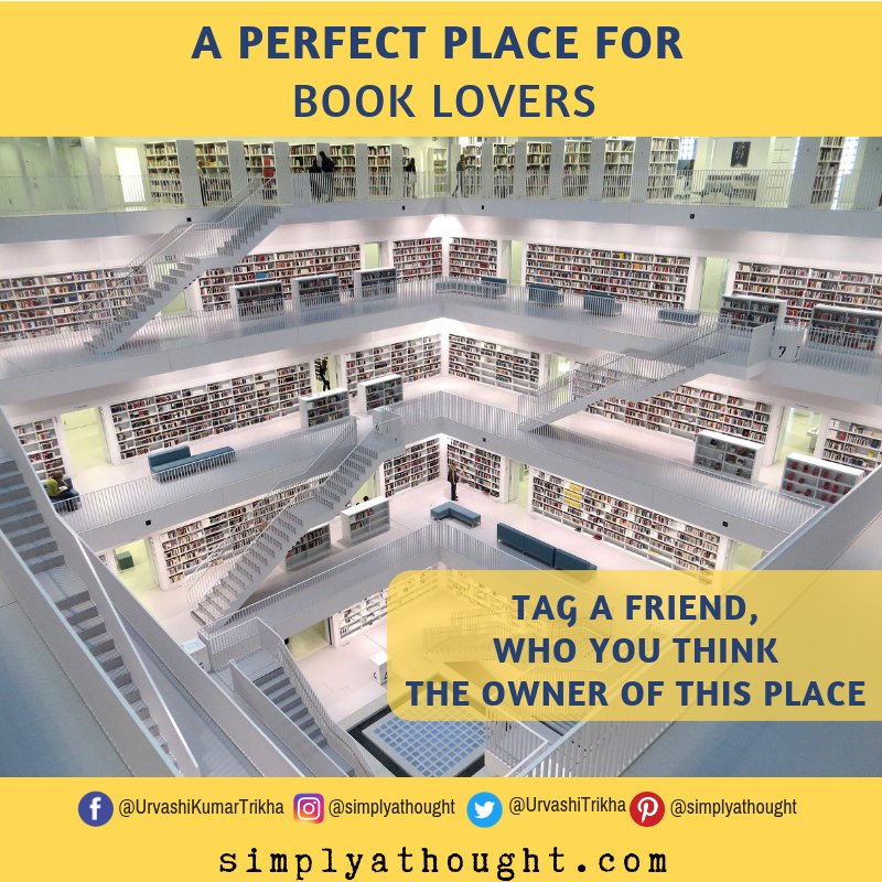 UrvashiTrikha's tweet photo. Tag a friend who you think, the owner of this place.
 
#simplyathought #writer #blogger #quotes #motivation #inspiration #life #love #lifequotes #writing #book https://t.co/3HMUpfbRRH
