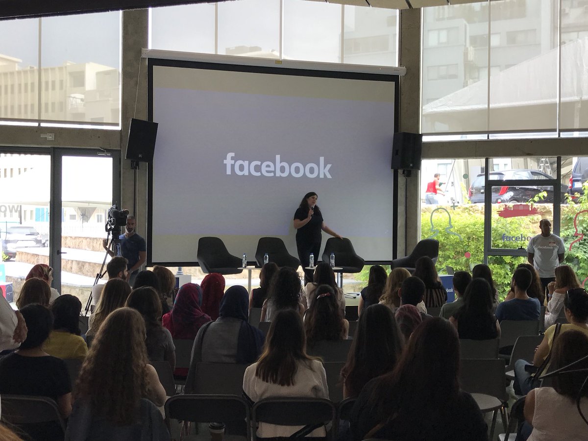 BeirutDigitalD's tweet photo. “My advice for team leaders &amp; managers is to add diversity to the team, and retain women by believing in their strength &amp; empowering them!” Carine Daouk #WomenInTechnology #Panel #FacebookMENATechWeek2018 https://t.co/nRNXX3UIws