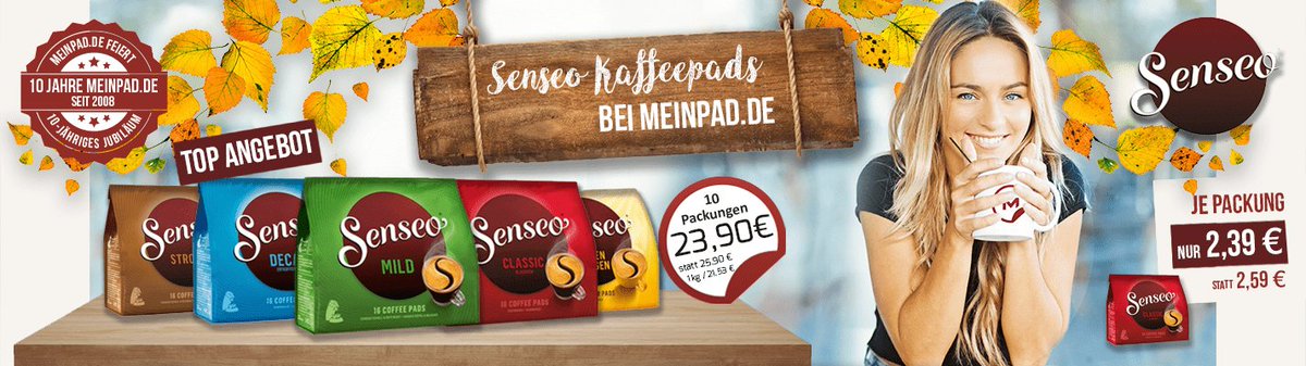 meinpad's tweet photo. Die eizige Fee die wirklich existiert ist die Kaffee! #Senseo #Kaffeepads JETZT im Angebot! Obendrauf gibt´s noch einen Gutscheincode: zwitschern
https://t.co/4DblGlIeWW
#meinpad #Kaffee #Angebot #Padmaschine #Pads #Montagslaecheln https://t.co/9wlyNBPF9R