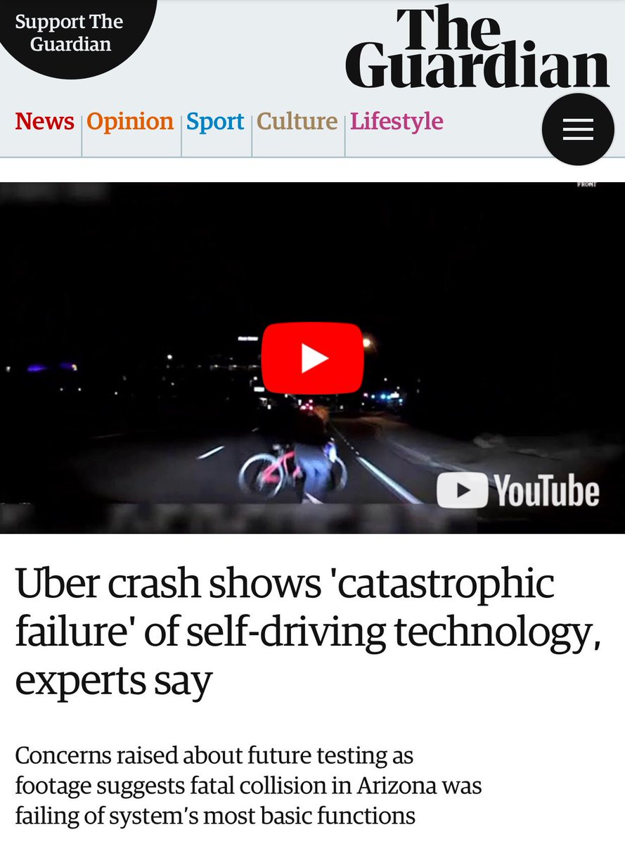 FrankBullitt39's tweet photo. The rise of the killer cars in the US the public vote & say they distrust car autonomy tech & world NOT use it ...! #uber #carautonomy
https://t.co/QURh9X3xTx https://t.co/yxDyoiE47T