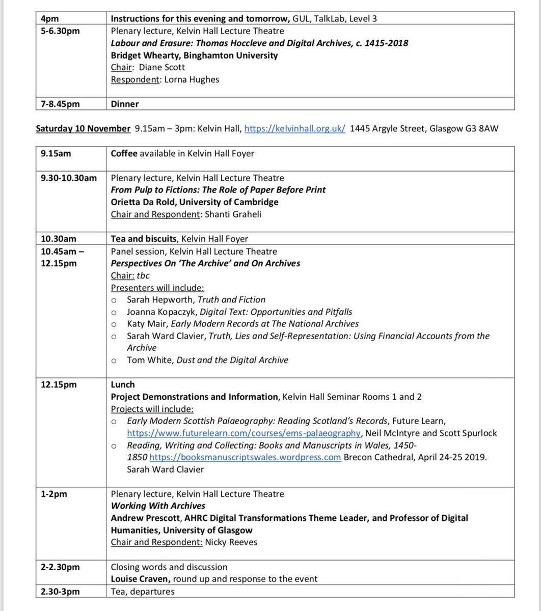 Quadrivium_UK's tweet image. Our next #Quadrivium event, “Working with #Archives”, supported by @ahrcpress, will be @uofglasgow this November, followed by a symposium! Details of how to register for each event in the attached pics. We’re thrilled to announce @BridgetWhearty as our keynote speaker! 📜📖🗃🗞📝
