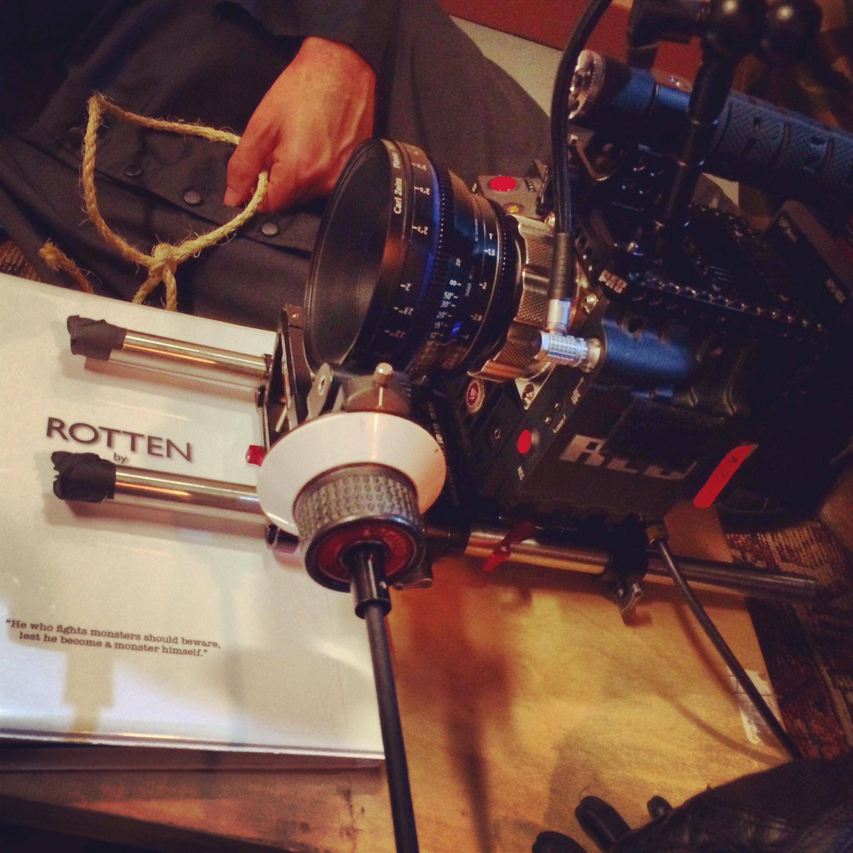 RottenShortFilm's tweet photo. Our weapon of choice! RED #RedCamera #ShortFilm #RottenShortFilm #Filmmaking #ProductionLife #OnSet #SetLife #Red #IndieFilmmaking https://t.co/nXqIn9BxVW
