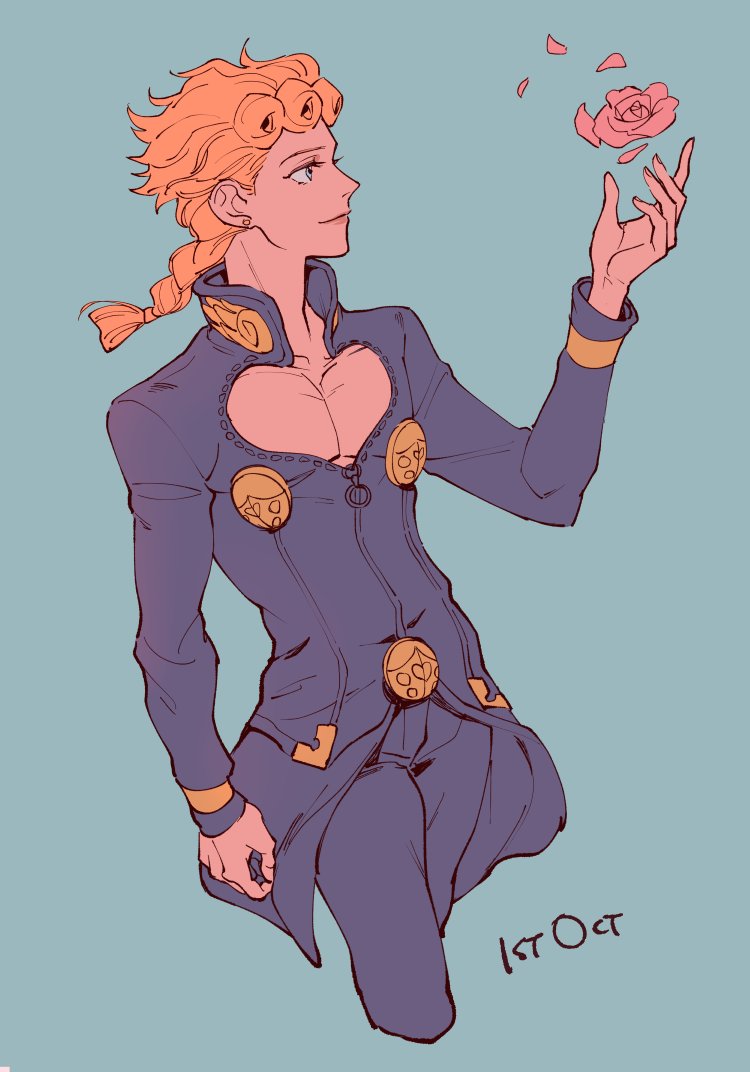 ジョルノ・ジョバアーナ 「digital inktober day 1 」|ただのクズのイラスト