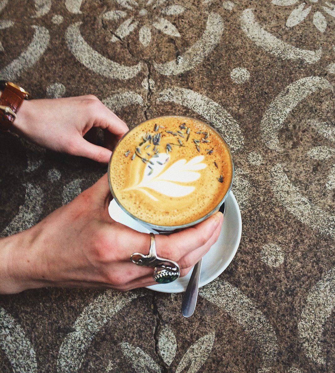 Happy #HerefordHour everyone! TODAY is INTERNATIONAL COFFEE DAY!!! So why not come treat yourself to one of our amazing fair trade, small batch artisan coffees like a  beautiful lavender latte made with <a href="/MethodRoastery/">Method Coffee Roasters</a> coffee and organic milk by @bartonshamfarm.