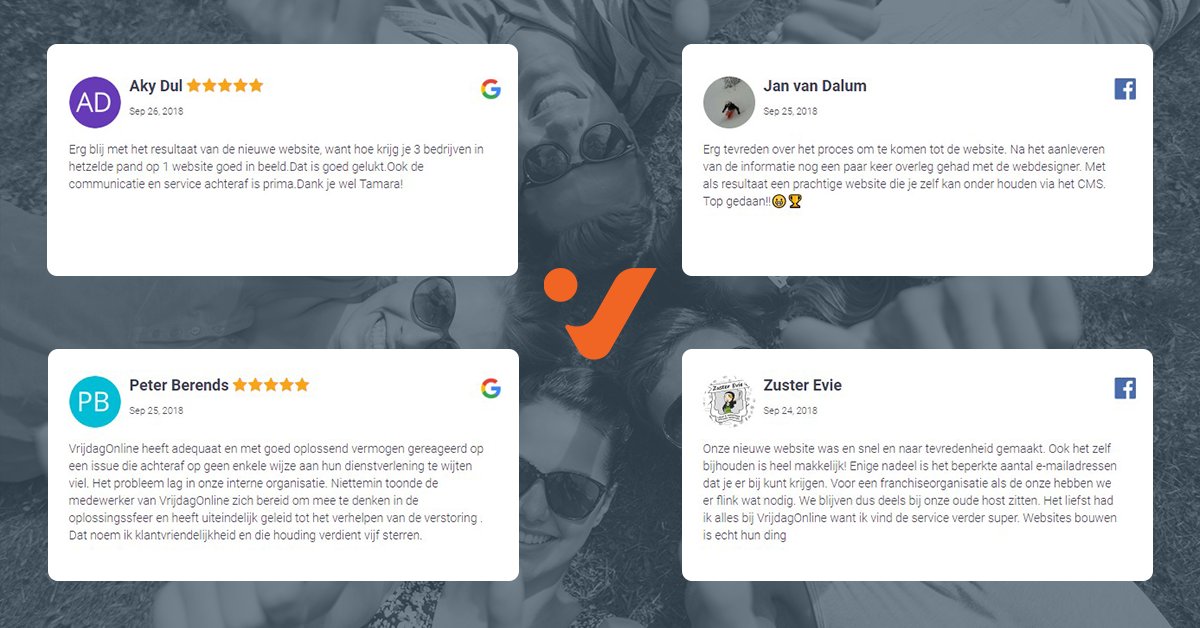 Dit doen maar weinig webdesignbureaus ons na! Het regent het hier complimenten en dat doet ons goed! De reviewteller van Google staat al op 135! Wij zijn trots op de honderden websites die we elk jaar opleveren en we zijn nog trotser op de lovende reviews die we daar voor krijgen