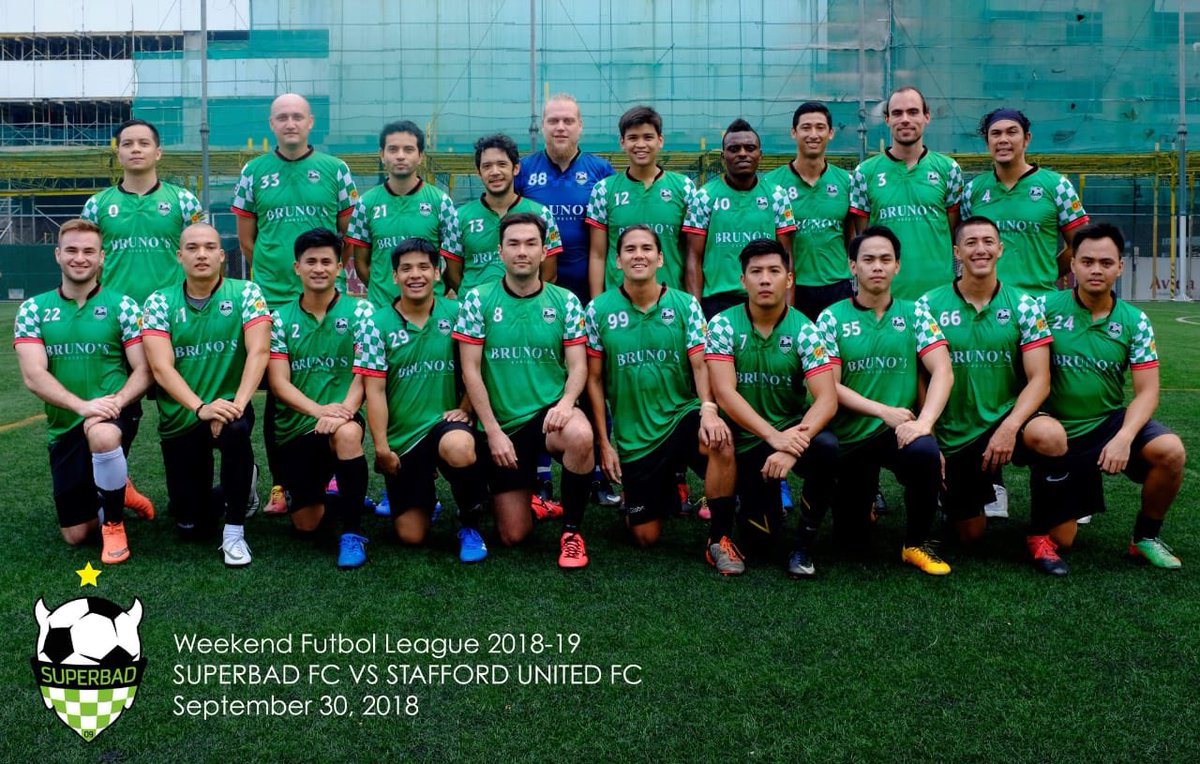 SuperbadFC's tweet photo. 1st victory of the season for the SB boys &amp; a shutout at that!

SU 0 - 4 SBFC
⚽️ Paolo Juan (59’)
⚽️⚽️ Juel Ebere (65’, 74’)
⚽️ Jose Montelibano (80’)

#SuperbadFC #SuperbadForLife #MatchDay2 #BrunosBarbers #MisterDonutPh #StylexPh #KickstartFootballPh #DreamBigPilipinas https://t.co/rxE4zf3TW4