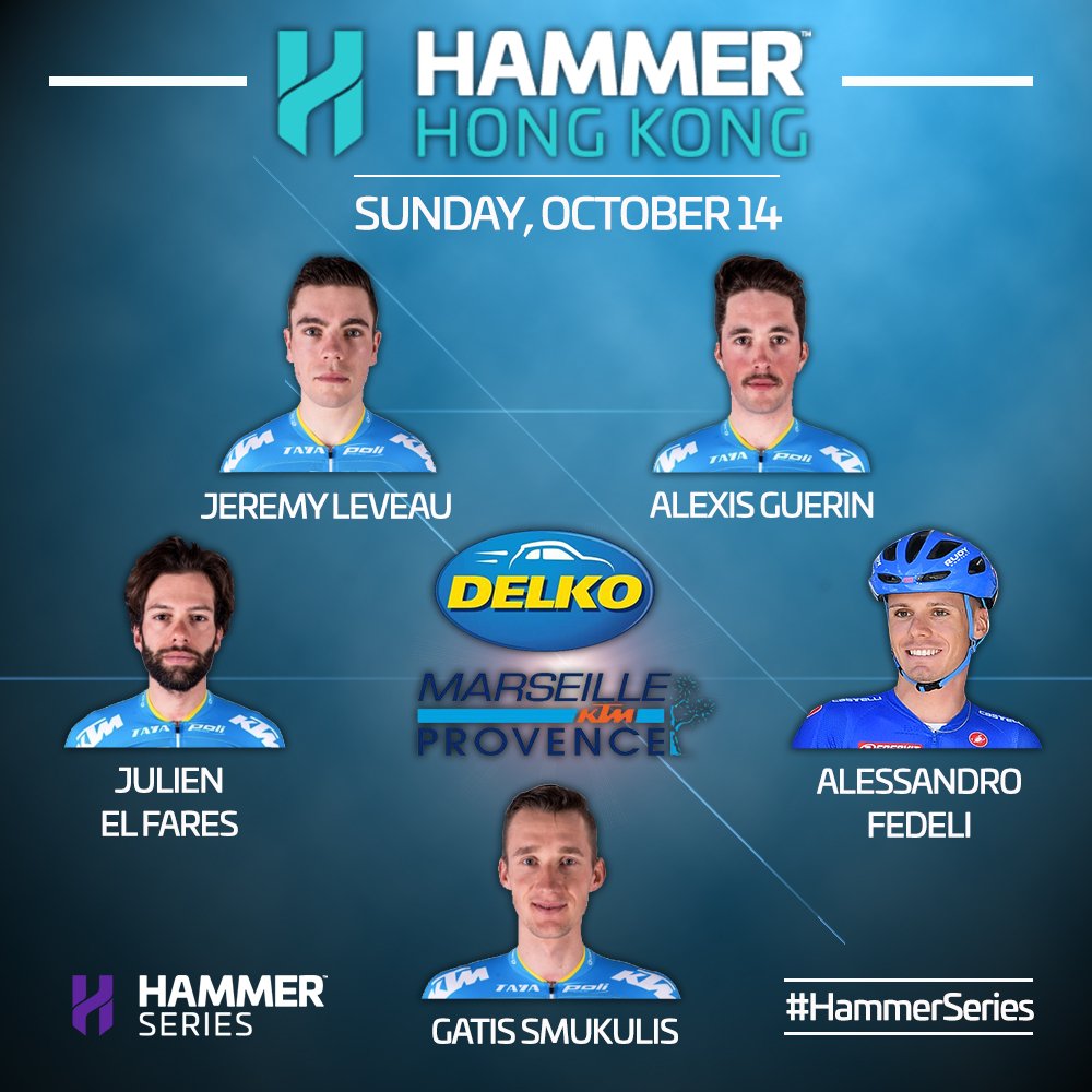 Today we're announcing the first two of the 14 line-ups that will be racing for victory at <a href="/HammerHongKong/">@HammerHongKong</a> on Sunday, October 14. The first team unveiled is @Delko_MP_KTM 

Monitor all the squads here: bit.ly/HHKteams

#HammerSeries #SunHungKaiProperties #ShowdownSunday