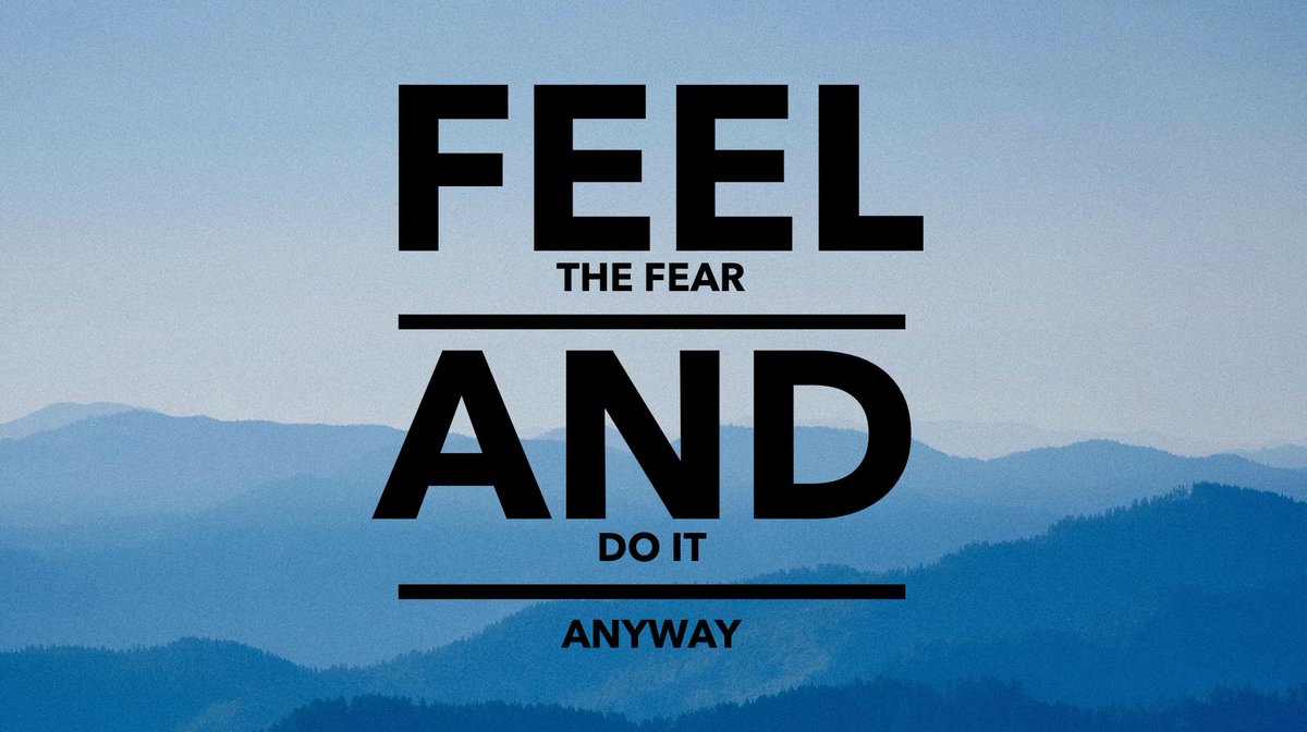 Lindaasettle's tweet photo. Courage is experiencing fear but doing it anyway. Try doing this https://t.co/Qlos7Gm20K #entrepreneur #socialmedia https://t.co/Ob88psfcgR