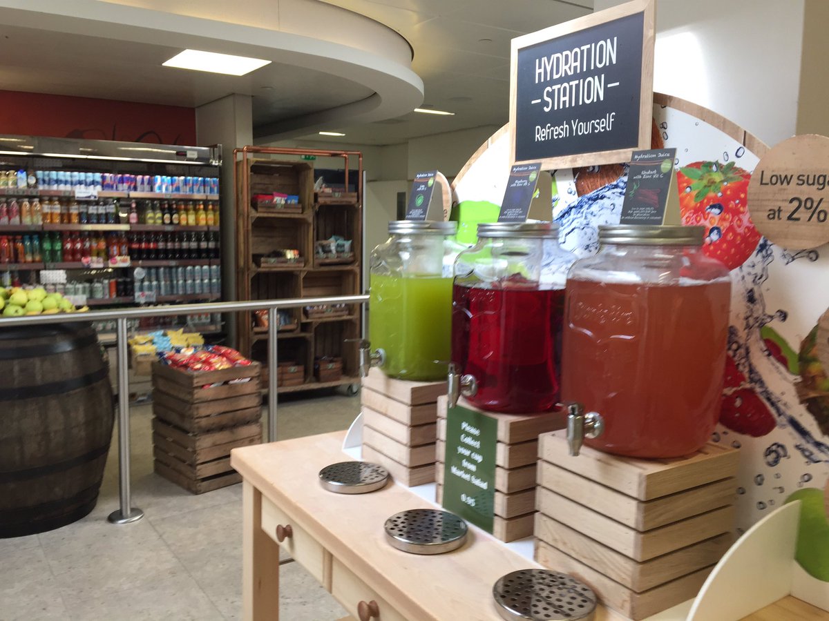 OrankaUK's tweet photo. Great morning taking a look at our brand new #hydrationstation concept with signage and #Juicecube in the stunning staff dining @Harrods- easily catering for the 5k plus staff #Oranka #juice #smoothies #hospitality #staffdining #keephydrated #keepstaffhappy https://t.co/U7pjt91inv
