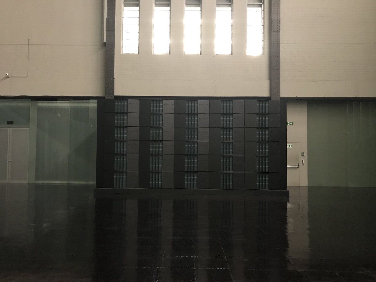 kodenine's tweet photo. Opening today - I designed the sound for Tania Bruguera’s takeover of Tate Modern’s Turbine Hall @Immigrantmove - we installed 40000watts of sub bass and it will be rumbling away til nxt Feb 2019 https://t.co/3VJrKMdmaP